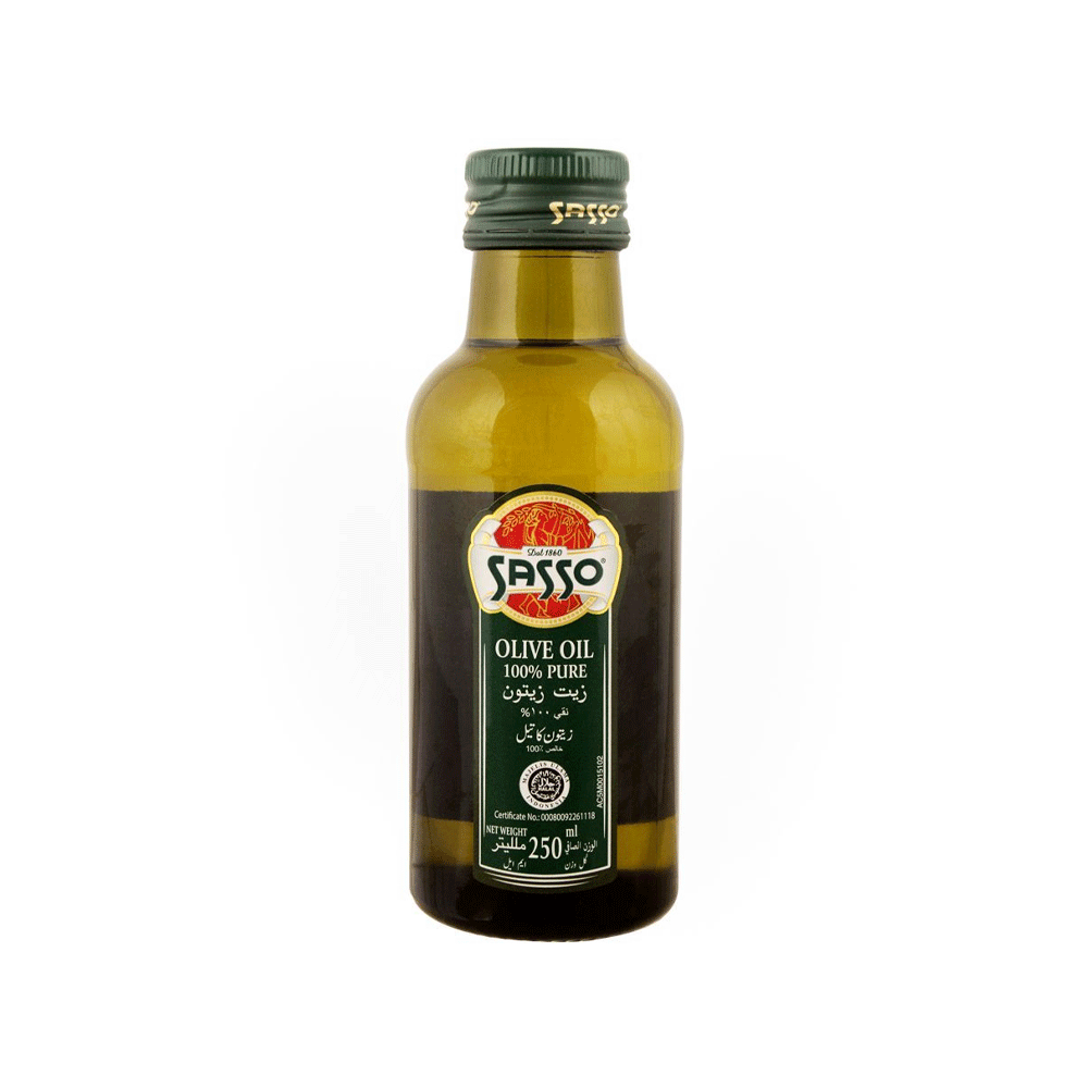 Sasso Olive Oil Bottle 250ml - Snapcart.pk