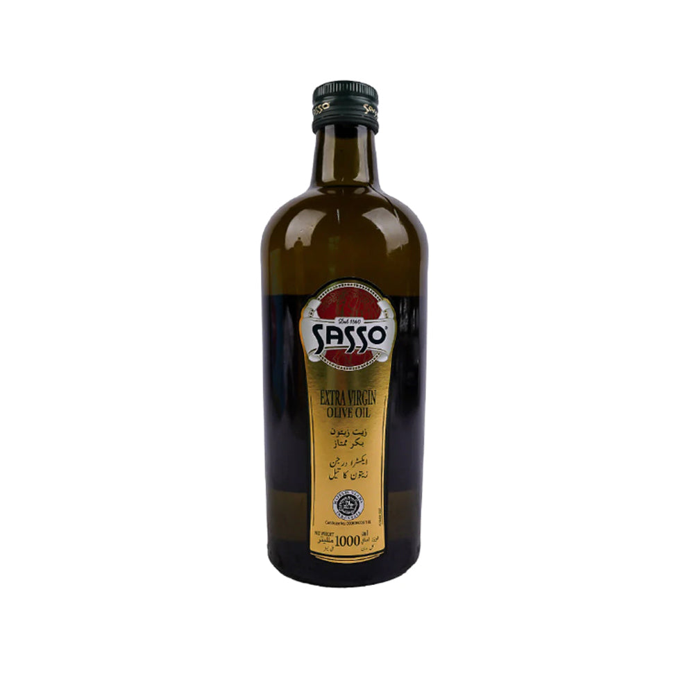 Sasso Olive Oil Extra Virgin Bottle 1ltr - Snapcart.pk