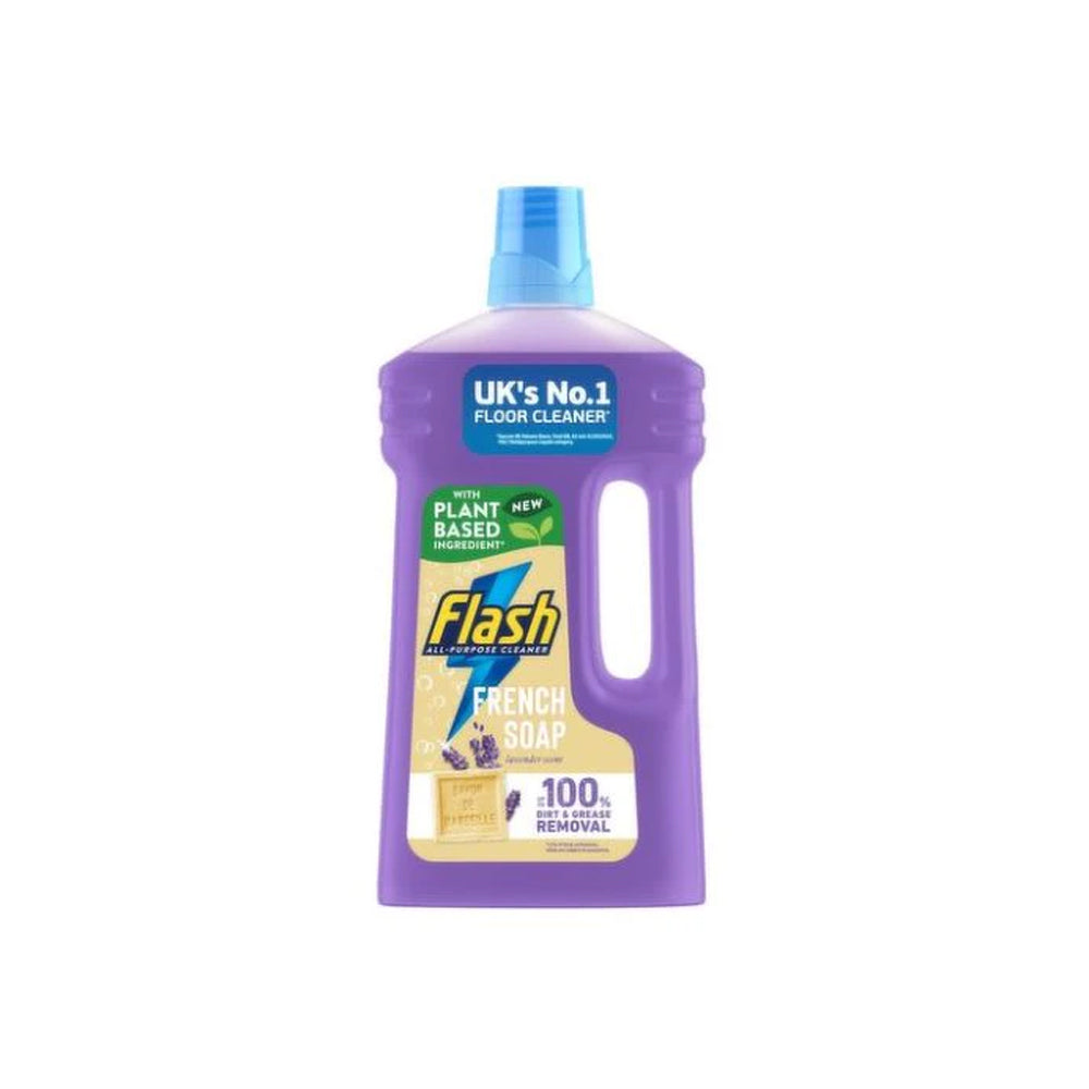 Flash All-purpose Floor Cleaner French Soap & Lavender Scent 1ltr - Snapcart.pk
