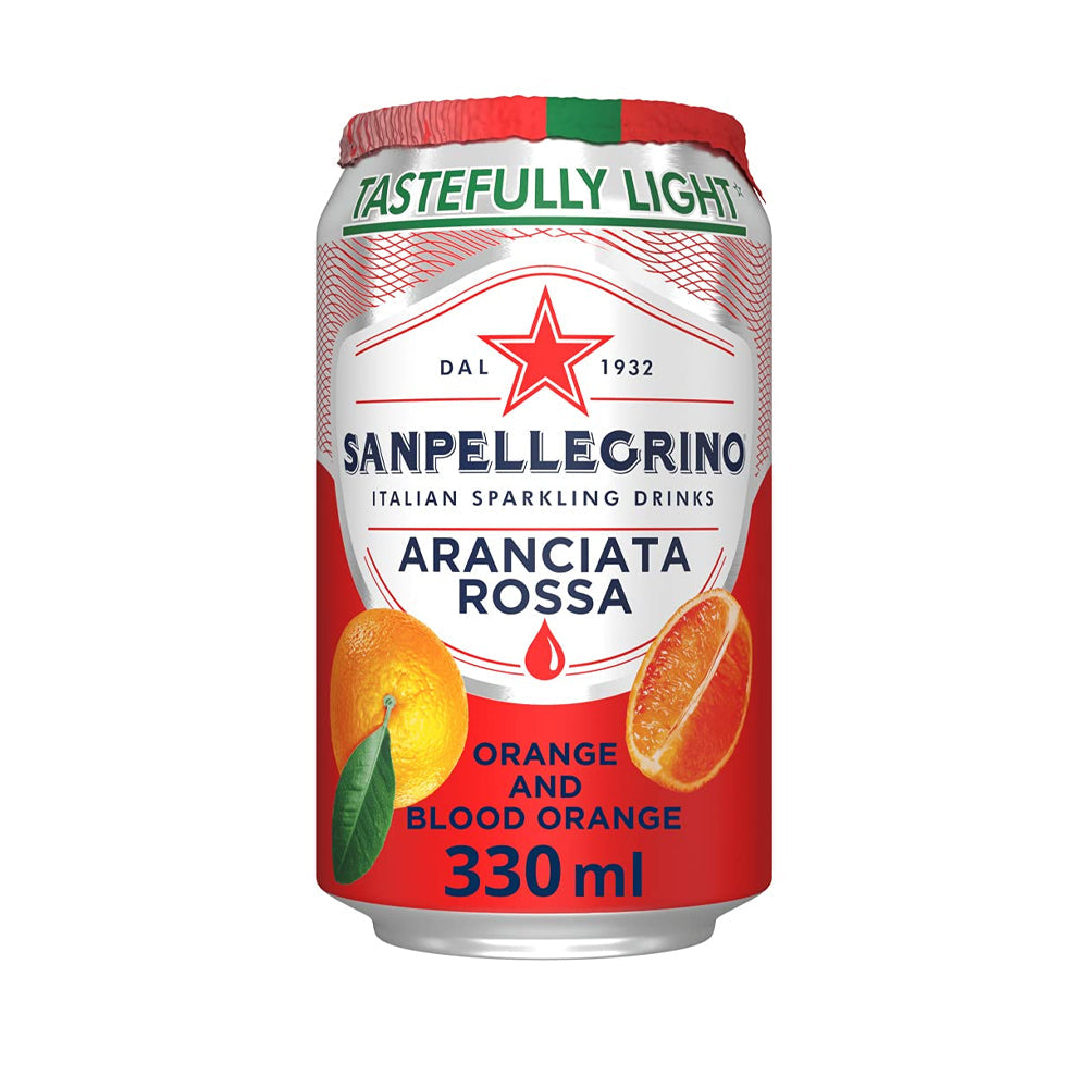 Sanpellecrino Sparkling Orange & Blood Can 330ml - Snapcart.pk