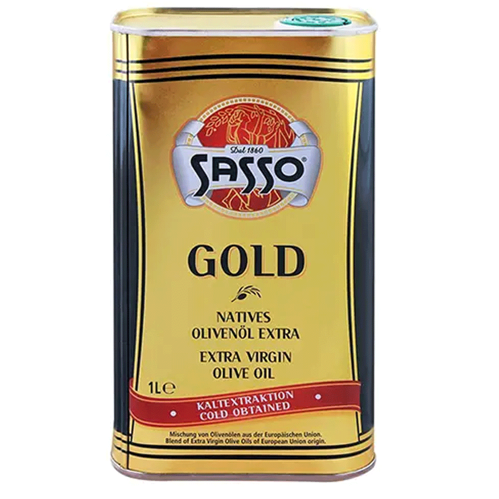 Sasso Gold Extra Virgin Olive Oil Tin 1000ml