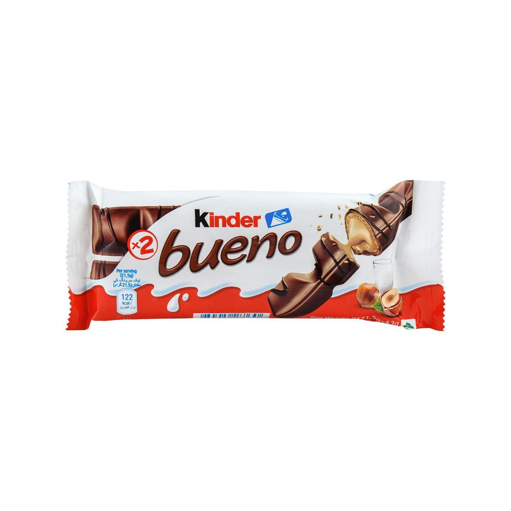 Kinder Bueno Crispy Creamy Chocolate Bar 43g - Snapcart.pk