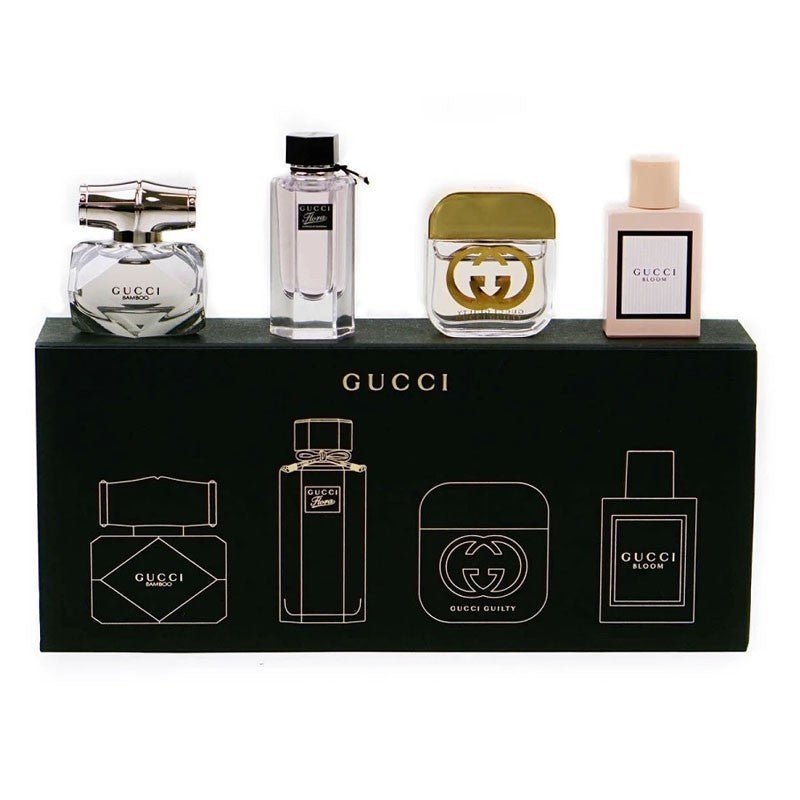 Gucci Bamboo Edp 5Ml+Gardenia Edt 5Ml+Guilty Edt 5Ml+ Bloom Edp 5Ml Mini Set