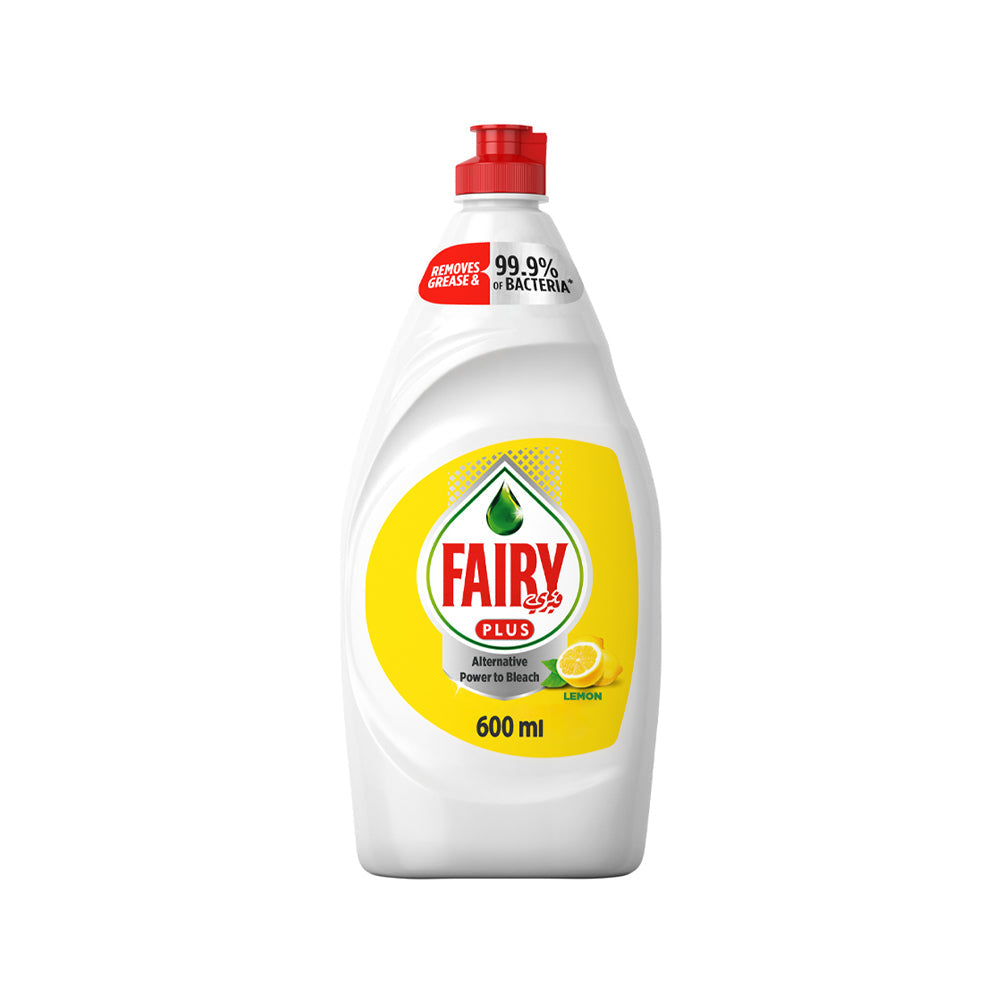 Fairy Plus Lemon Dishwash 600ml - Snapcart.pk
