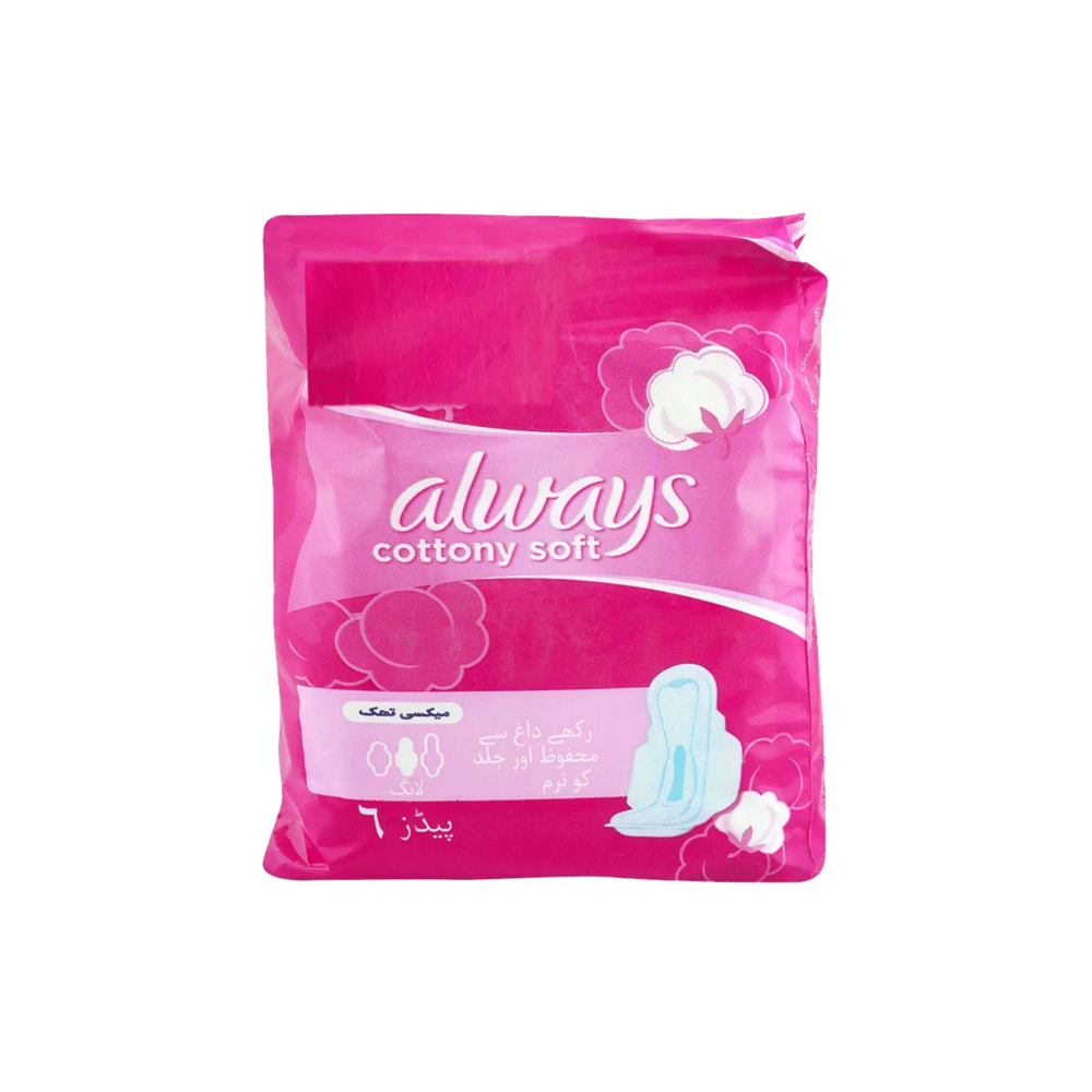 Always Cottony Soft Maxi Thick Extra Long Pads 6s