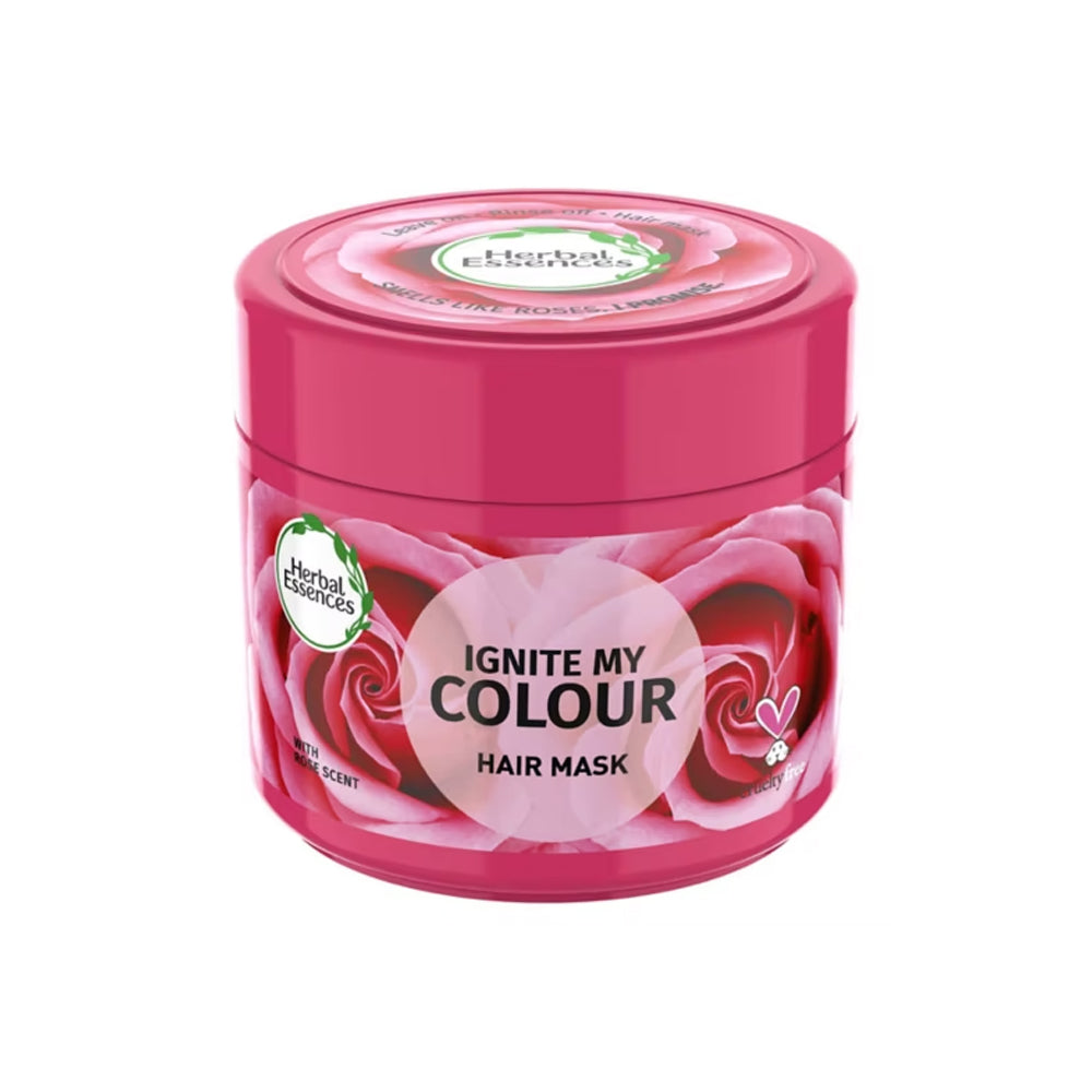 Herbal Essences Ignite My Colour Hair Mask With Rose Scent 300ml - Snapcart.pk