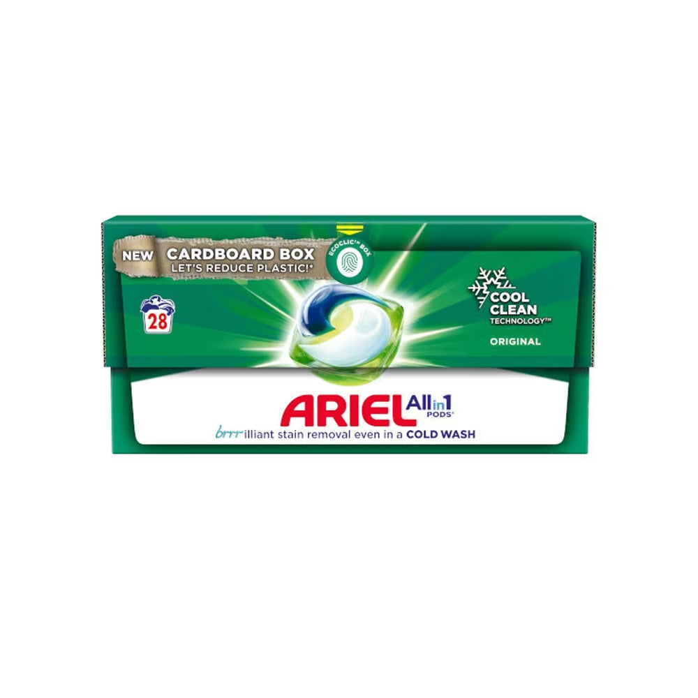 Ariel All In 1 Pods Cool Clean Original 28s - Snapcart.pk