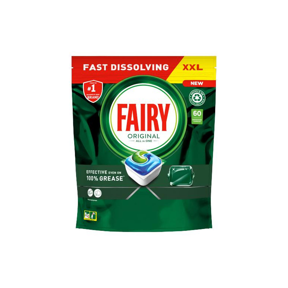 Fairy Original All In One Dishwasher Capsules 60s - Snapcart.pk