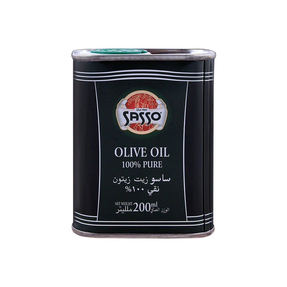Sasso Olive Oil Tin 200ml - Snapcart.pk