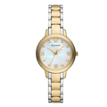 Emporio Armani Two-Tone Stainless Steel White Dial Quartz Watch for Ladies - AR11513