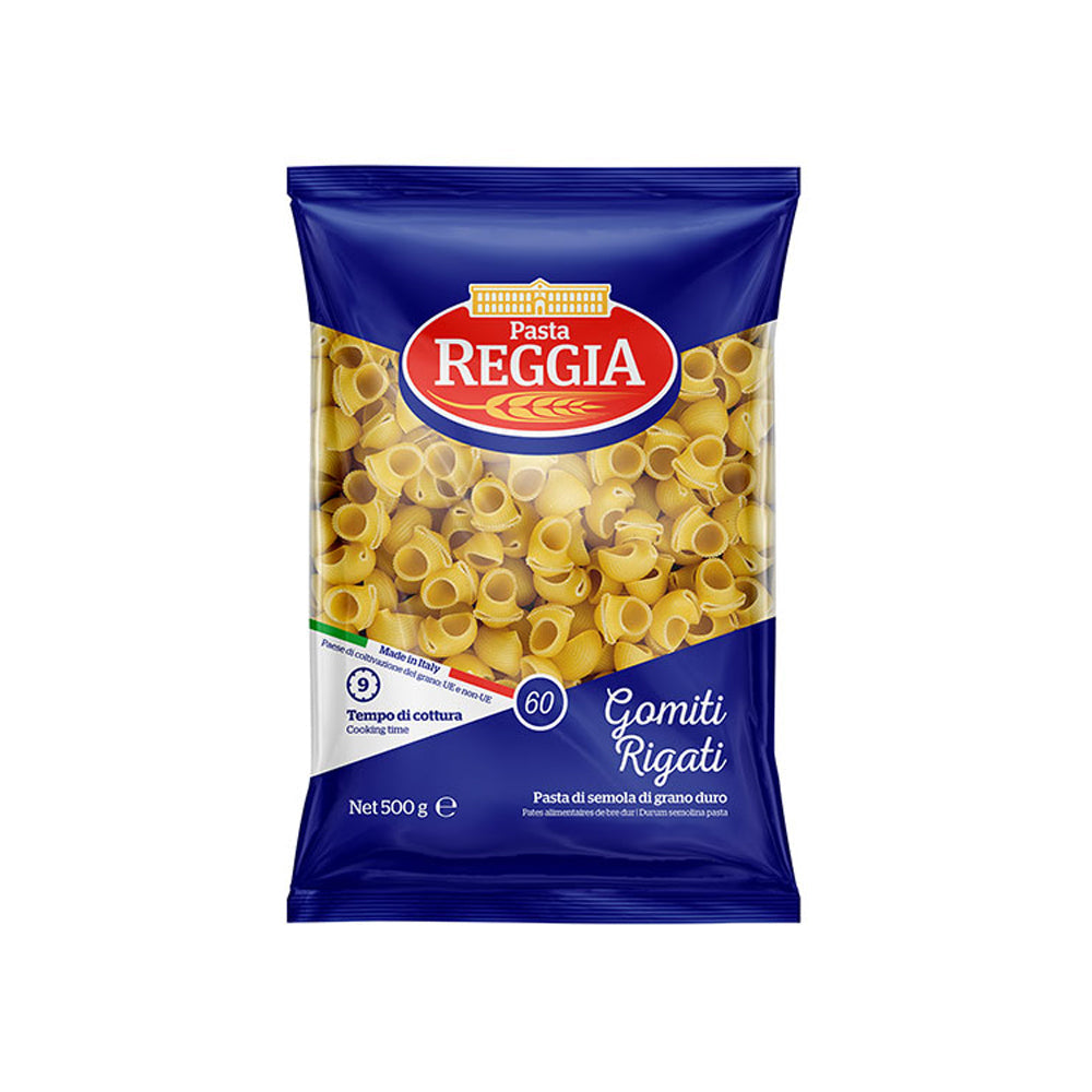 Pasta Reggia Gomiti Rigati Pasta 500g - Snapcart.pk