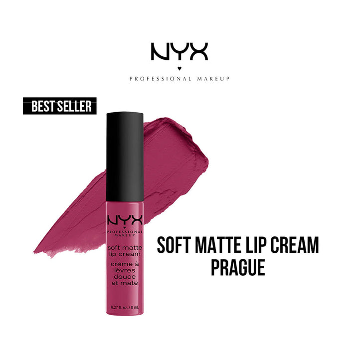 Nyx Soft Matte Lip Cream Prague Smlc18 8ml - Snapcart.pk
