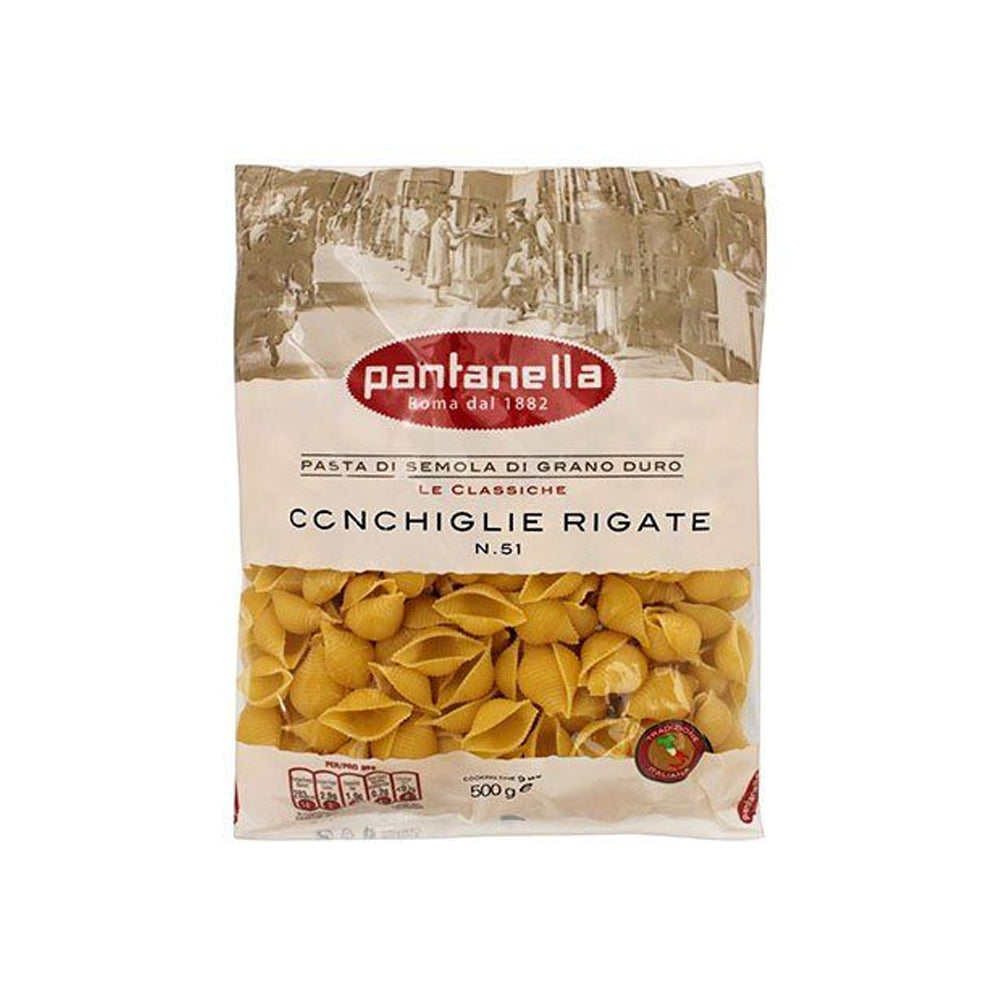 Pantanella Conchiglie Rigate N. 51 500g - Snapcart.pk
