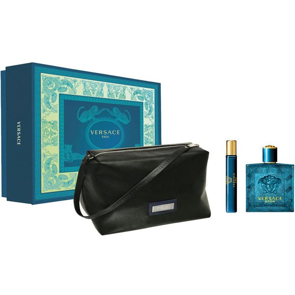 Versace Eros Men EDP 100ML+EDP 10Ml+Pouch