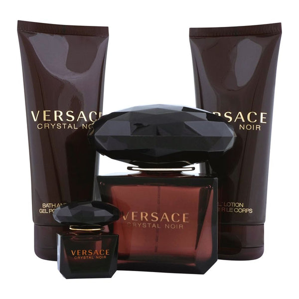 Versage Crystal Noir Women EDT 90Ml+EDT 5Ml+B Lotion 100Ml+S Gel 100Ml