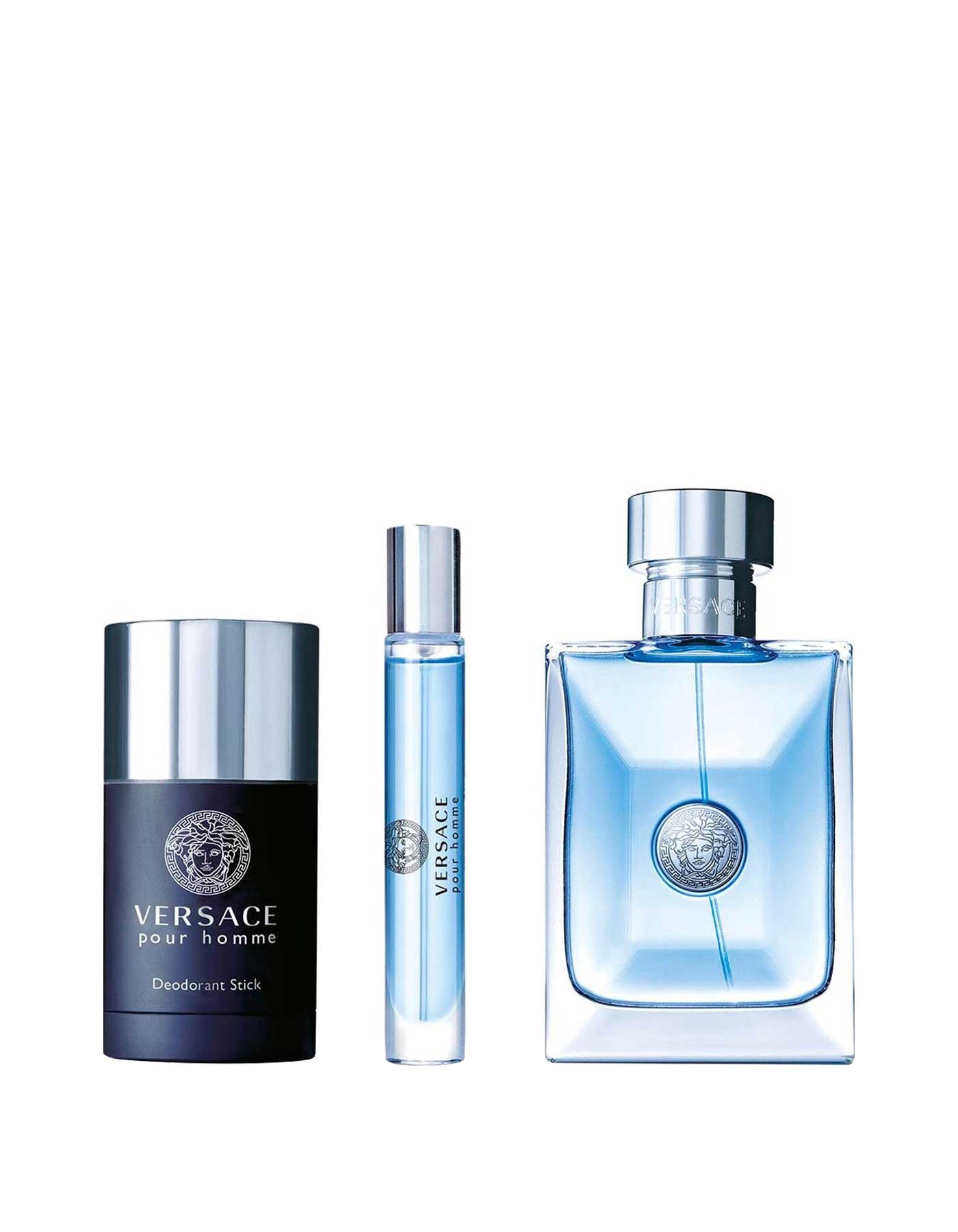 Versace Pour Homme EDT 100Ml + Deo Stick 75Ml + EDT 10Ml