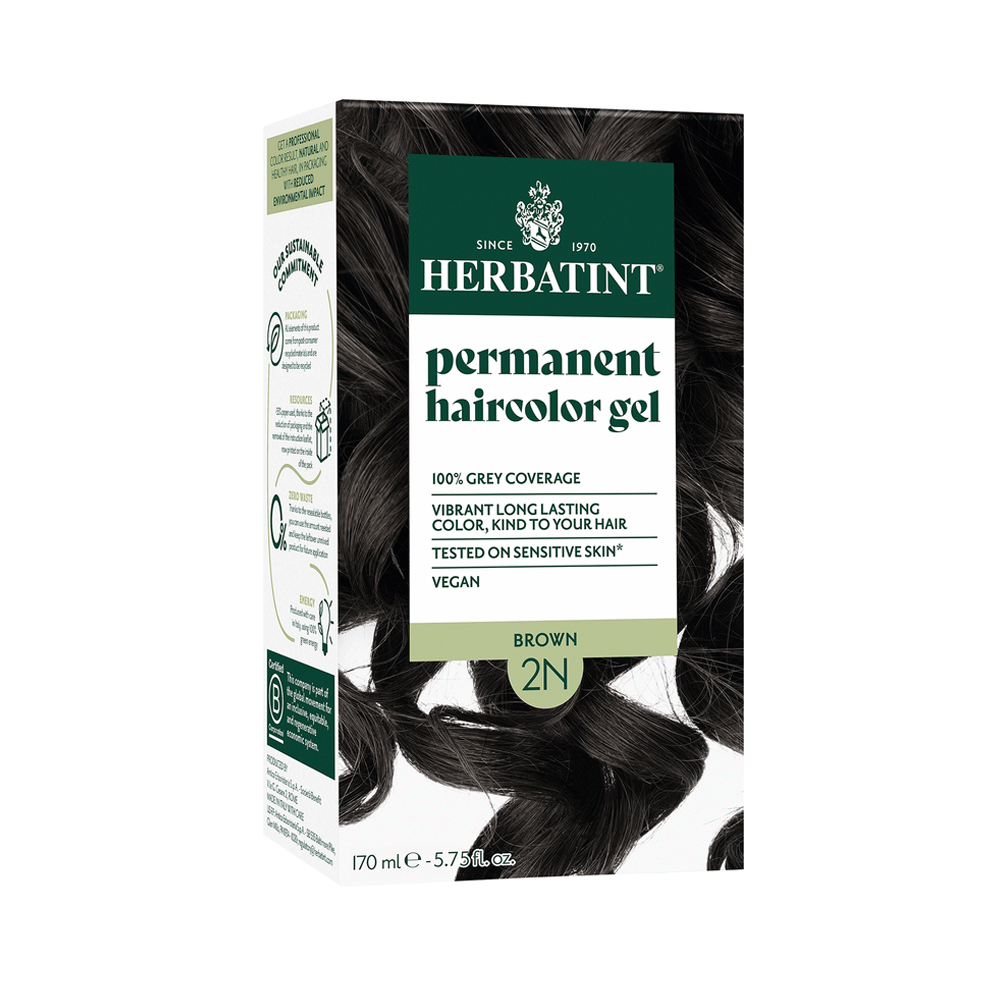 Herbatint Brown 2n Permanent Hair Colour Gel 170ml