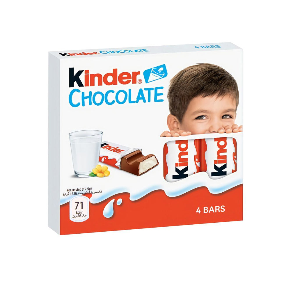 Kinder Chocolate 4 Bars 50g - Snapcart.pk