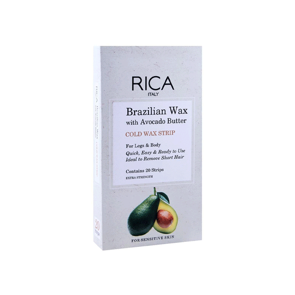 Rica Brazilian Wax With Avocade Butter Face Wax Strip 20s - Snapcart.pk