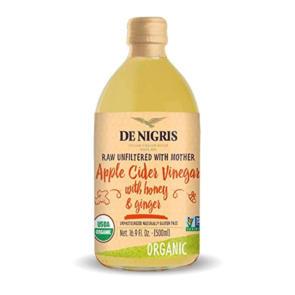 De Nigris Apple Cider Vinegar With Honey & Ginger 500ml
