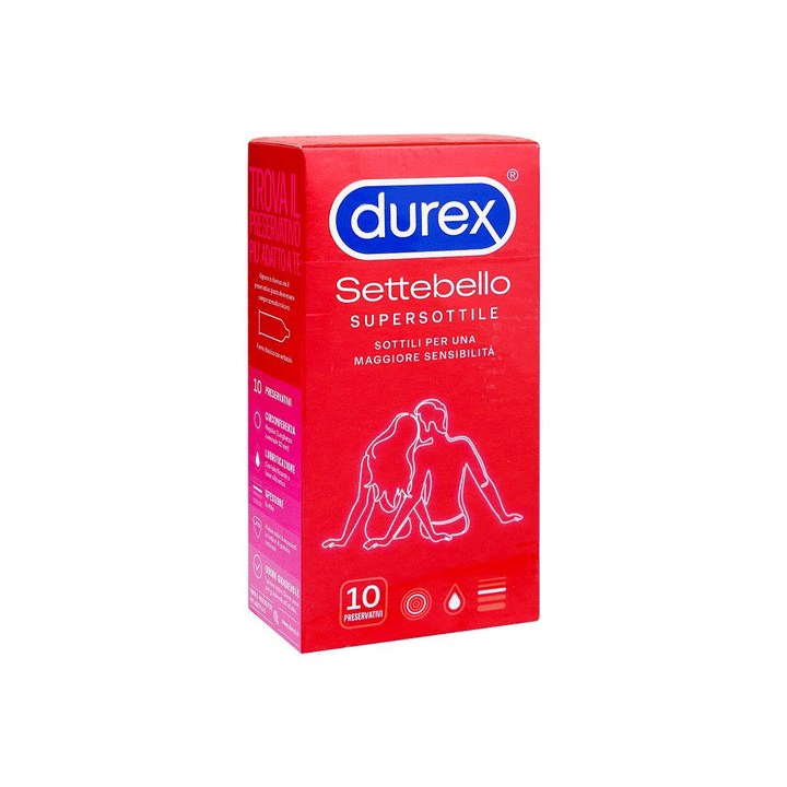 Durex Settebello Supersottile Condoms 10s (uk) - Snapcart.pk