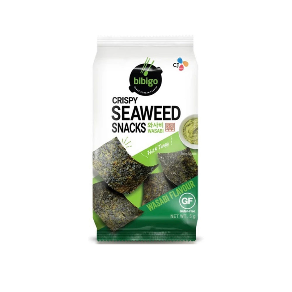 Bibigo Crispy Seaweed Snacks Wasabi 5g - Snapcart.pk