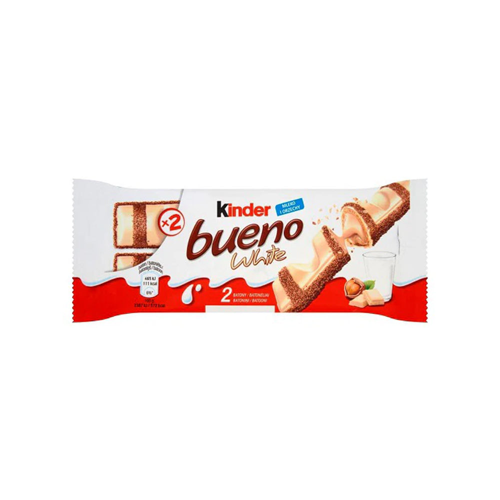 Kinder Bueno White Chocolate 2 Bar 39g - Snapcart.pk
