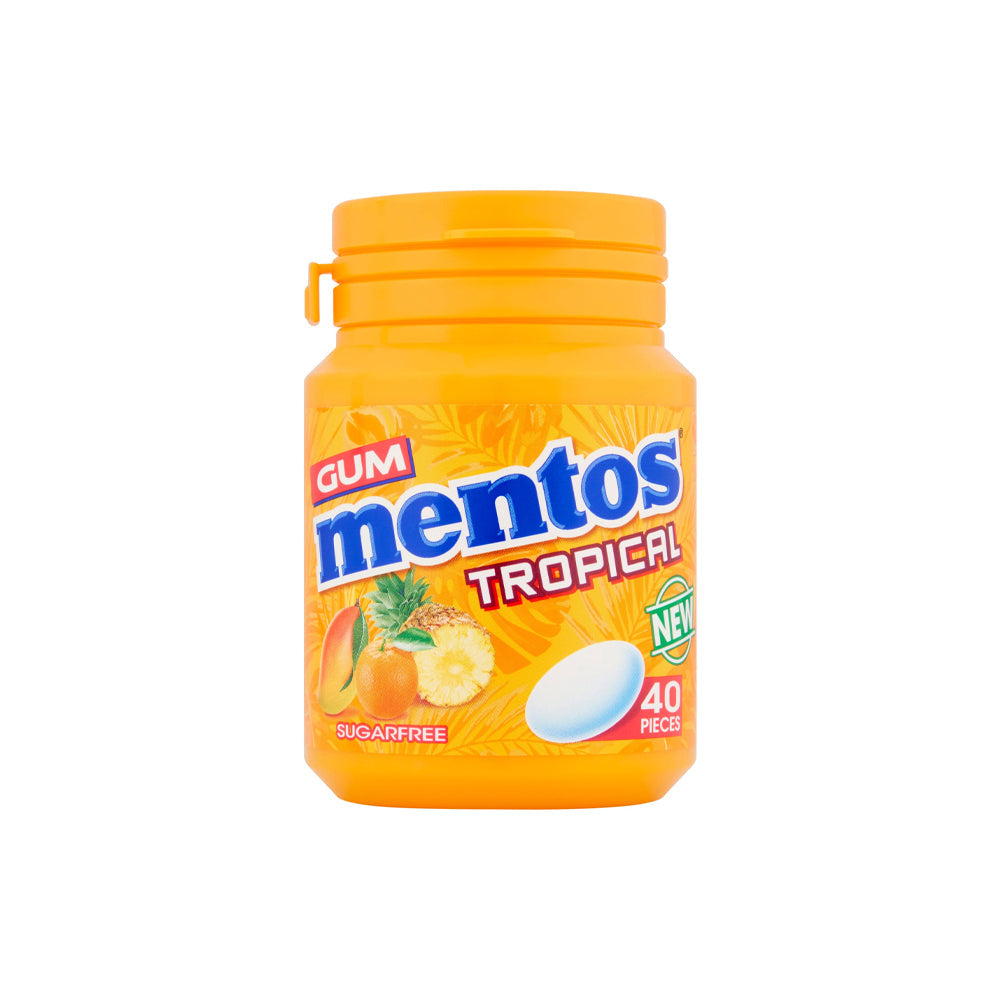 Mentos Tropical Gum Jar 56g - Snapcart.pk