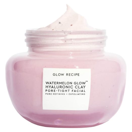 Glow Recipe Watermelon Glow Hyaluronic Clay Pore Tight Facial Exfoliating Clay Face Mask 60Ml