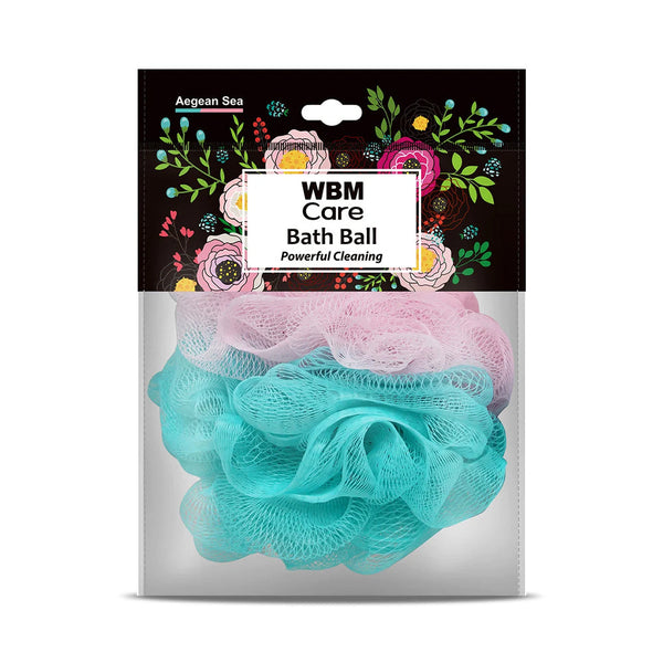 Wbm Care Bath Ball Powerful Cleaning Aegean Sea 50g - Snapcart.pk