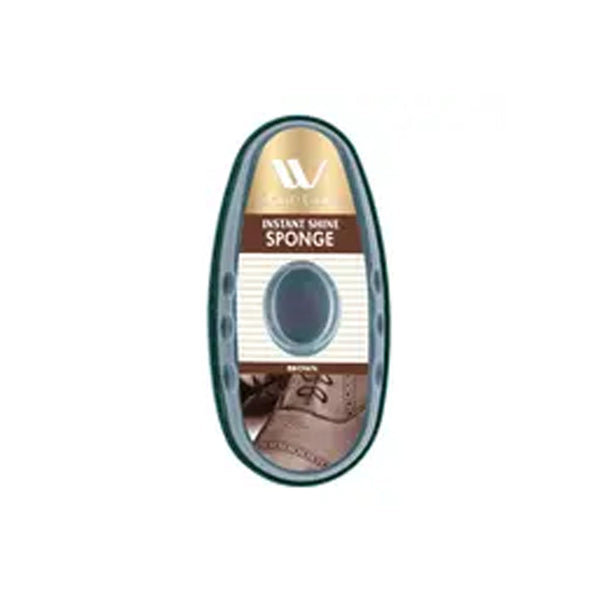 Wbm Shoe Care Instant Shine Sponge Brown 11ml - Snapcart.pk