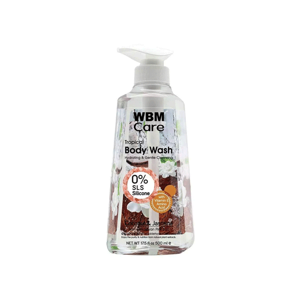 Wbm Care Coconut & Jasmine Body Wash 500ml WBM