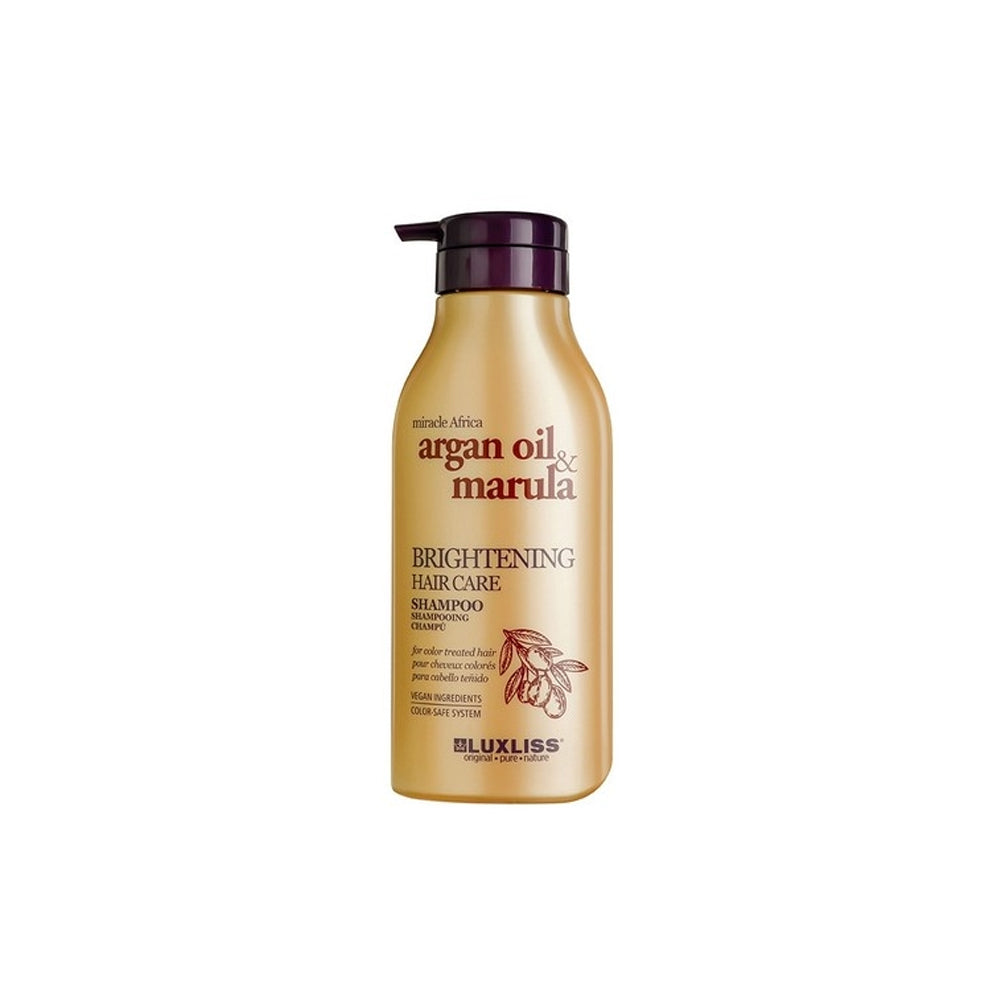 Luxliss Argan Oil Marula Brightening Hair Care Shampoo 500ml - Snapcart.pk