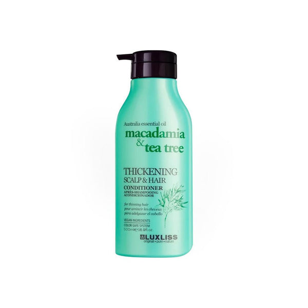 Luxliss Macadamia & Tea Tree Thickening Hair Care Conditioner 500Ml