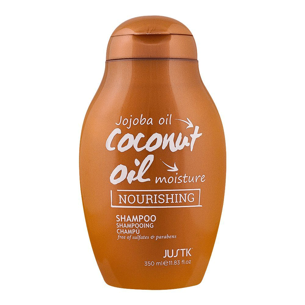 Justk Jojoba Oil Coconut Oil Moisture Nourisihing Shampoo 350ml - Snapcart.pk