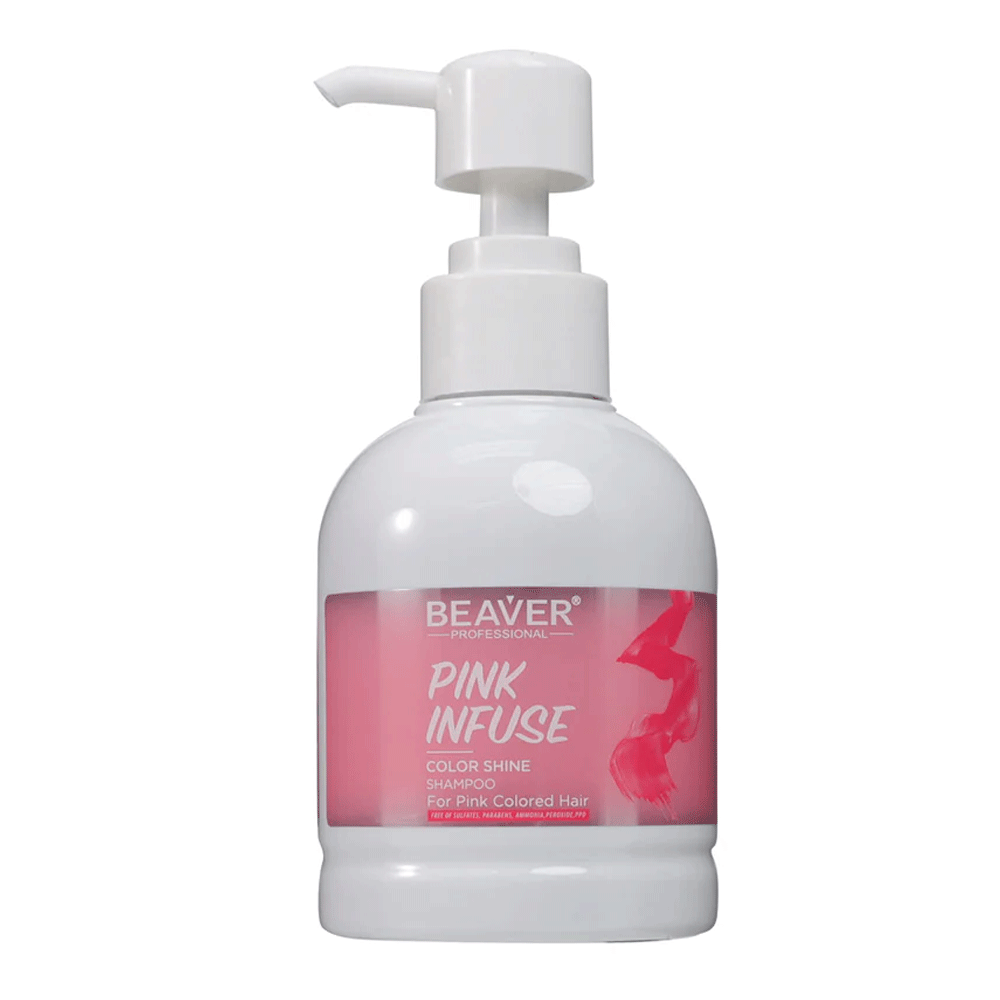 Beaver Pink Infuse Color Shine Shampoo 200ml