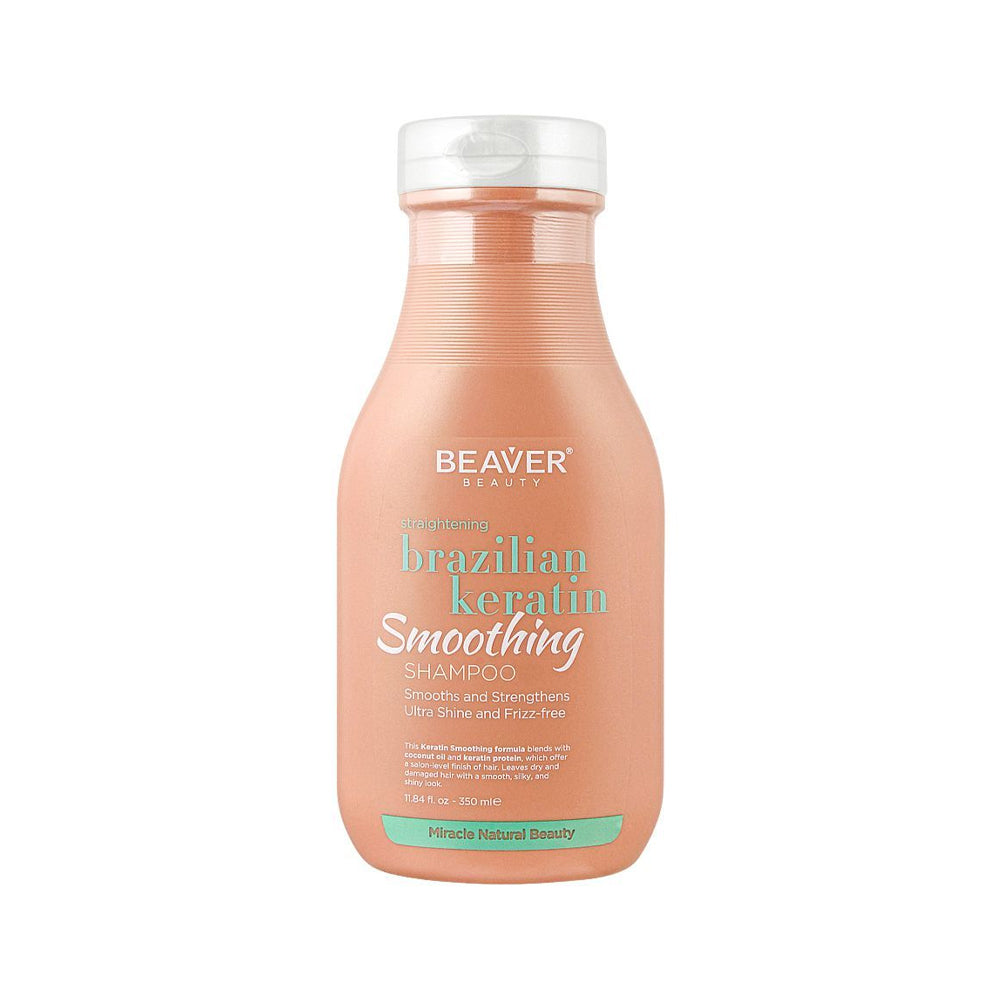 Beaver Brazilian Keratin Smoothing Shampoo 350ml - Snapcart.pk