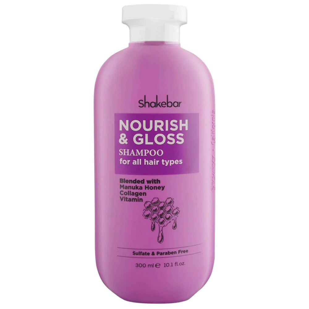 Shakebar Nouish & Gloss Shampoo 300ml - Snapcart.pk