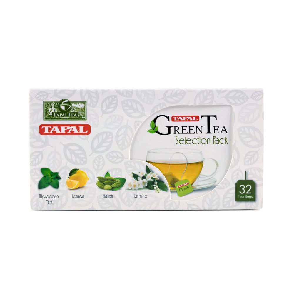 Tapal Selection Pack Green Tea Bags 48gm - Snapcart.pk