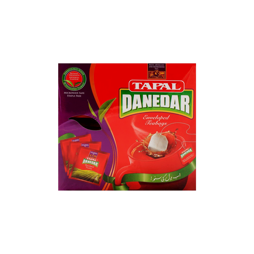 Tapal Danedar Enveloped Tea Bags – 50 Pcs - Snapcart.pk