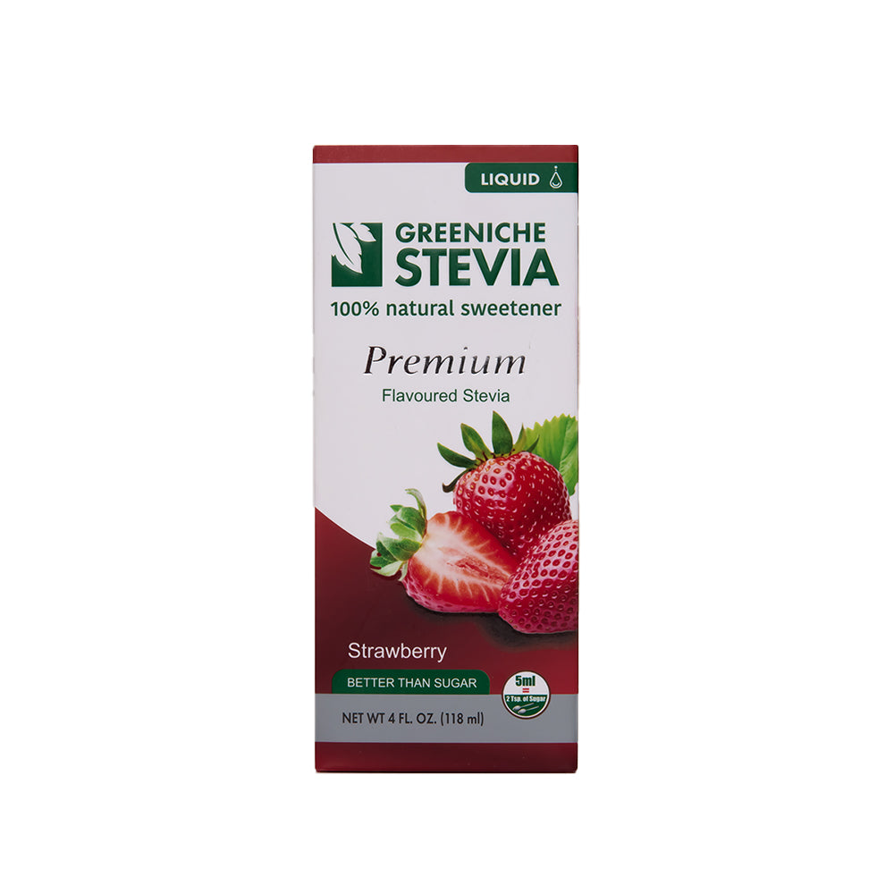 Greeniche Stevia Flavoured Stevia Strawberry Liquid 118ml - Snapcart.pk