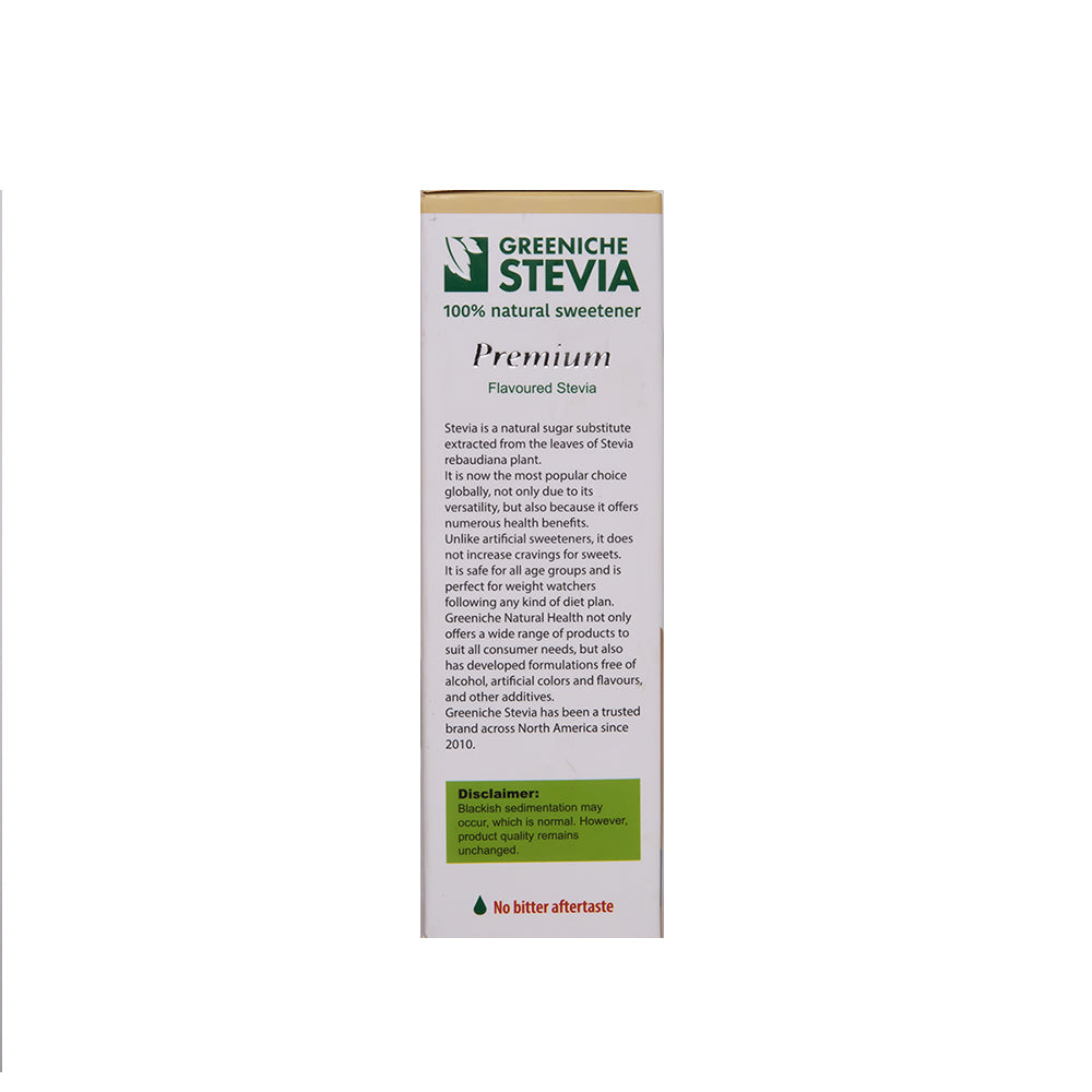 Greeniche Stevia Flavoured Stevia Vanilla Liquid 118ml - Snapcart.pk