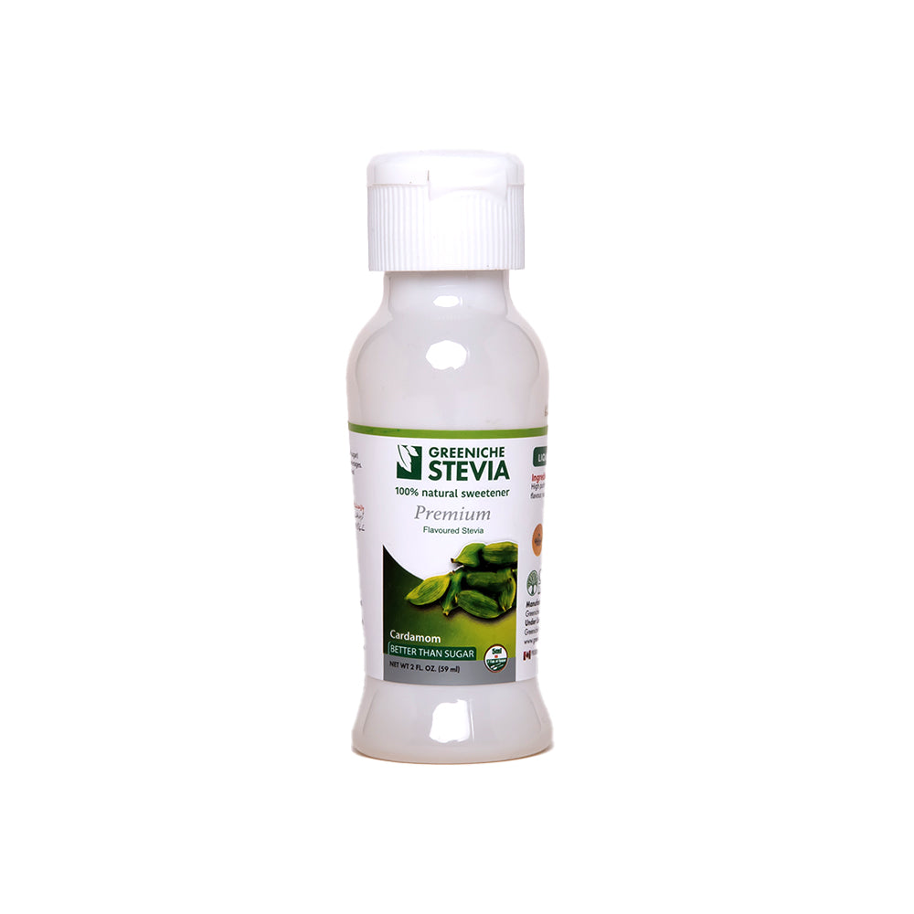 Greeniche Stevia Flavoured Stevia Cardamom Liquid 59ml - Snapcart.pk