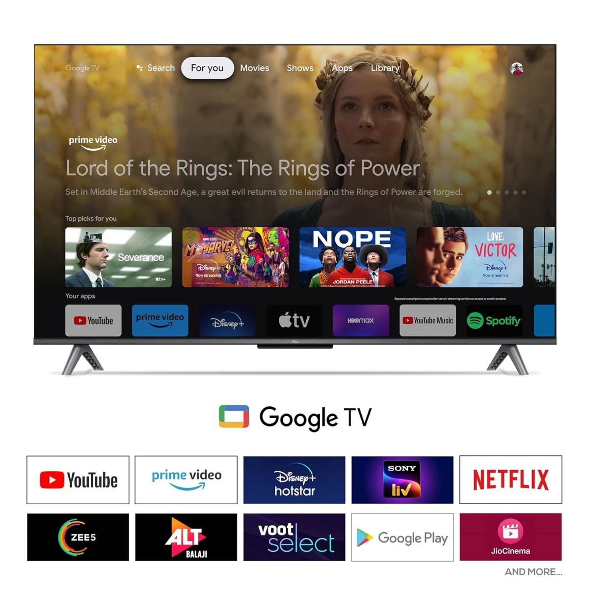 TCL 43 inches 4K Ultra HD Smart QLED Google TV 43C645 - My Store