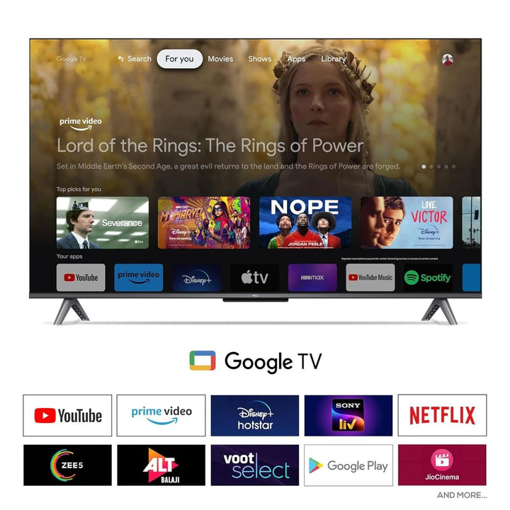 TCL 43 inches 4K Ultra HD Smart QLED Google TV 43C645 - My Store
