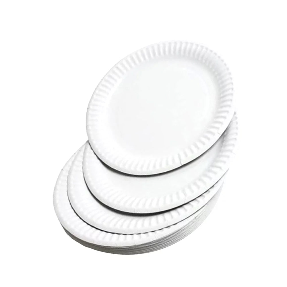 Paper Plate White 10pcs - Snapcart.pk