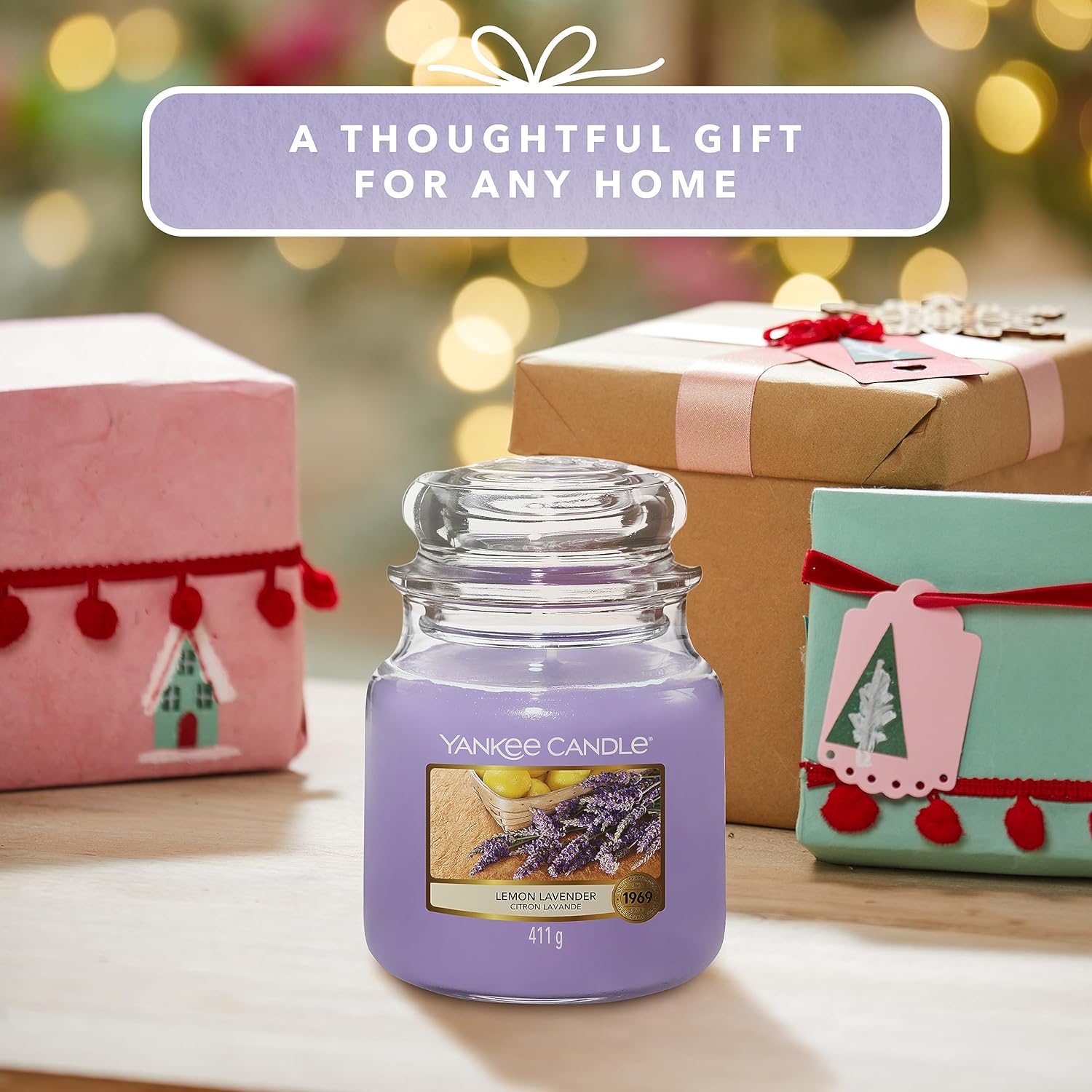 Yankee Candles Classic Medium Jar Lemon Lavender 411
G