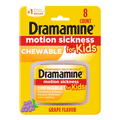 Dramamine Motion Sickness Kids Tab 8s Pack