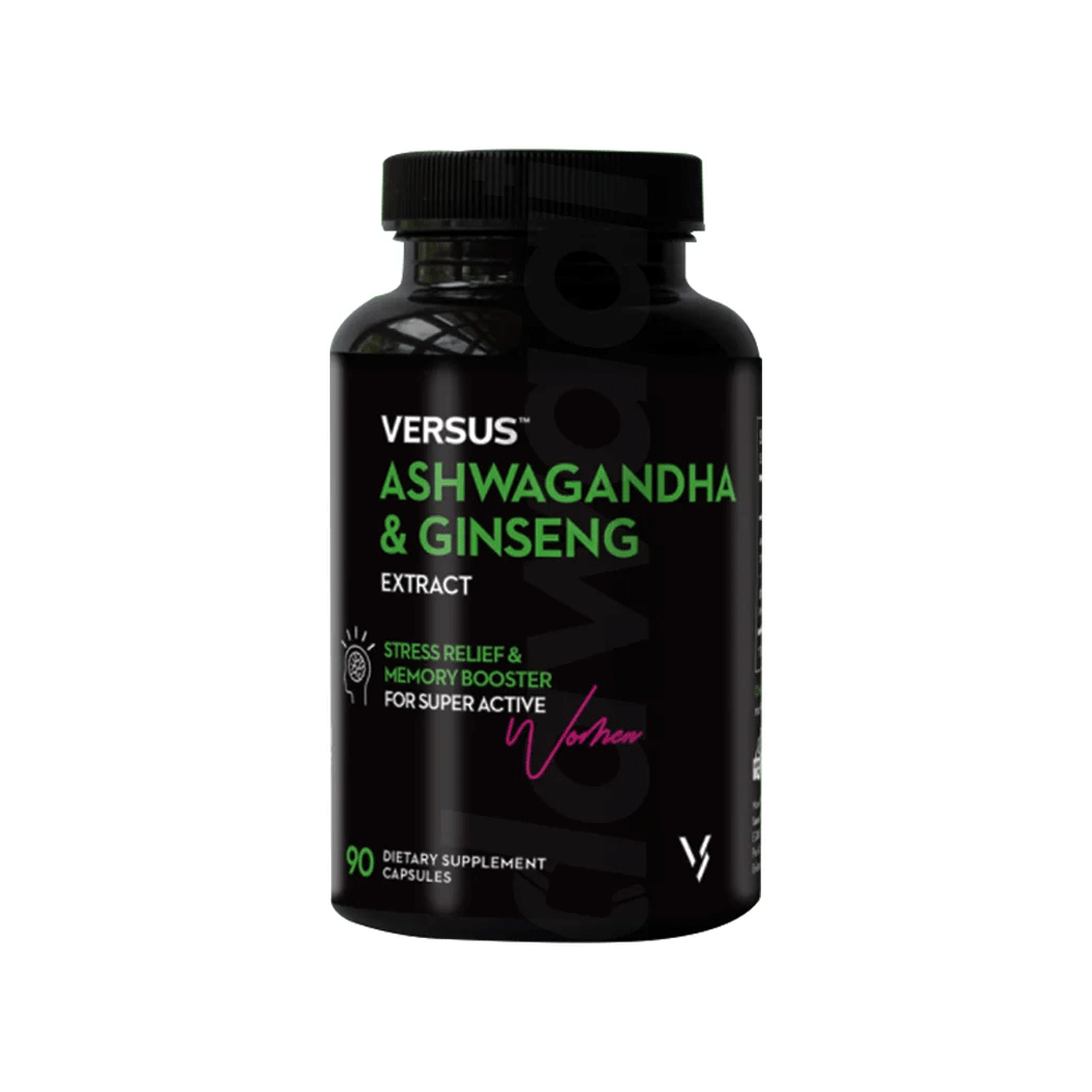 Versus Ashwagandha & Ginseng Extract Cap 90s - Snapcart.pk