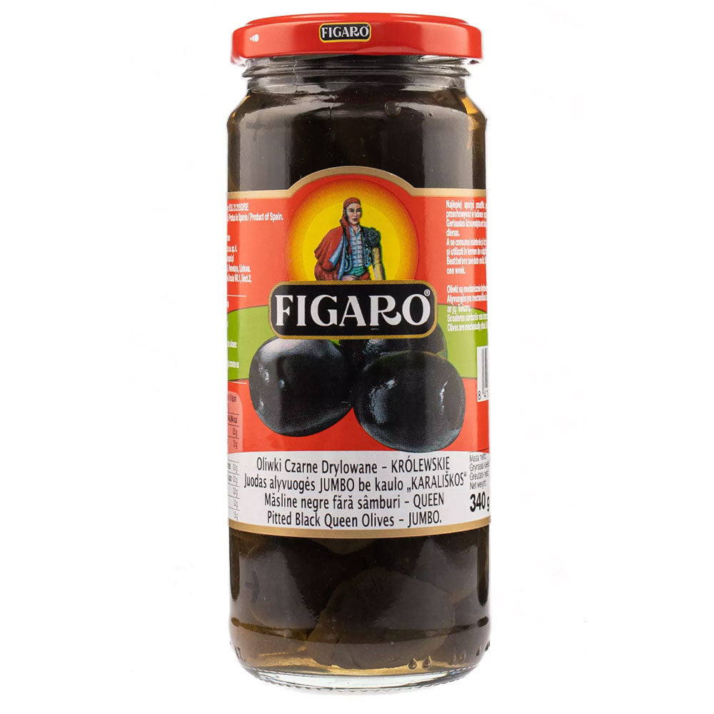 Figaro Pitted Black Olives 340g